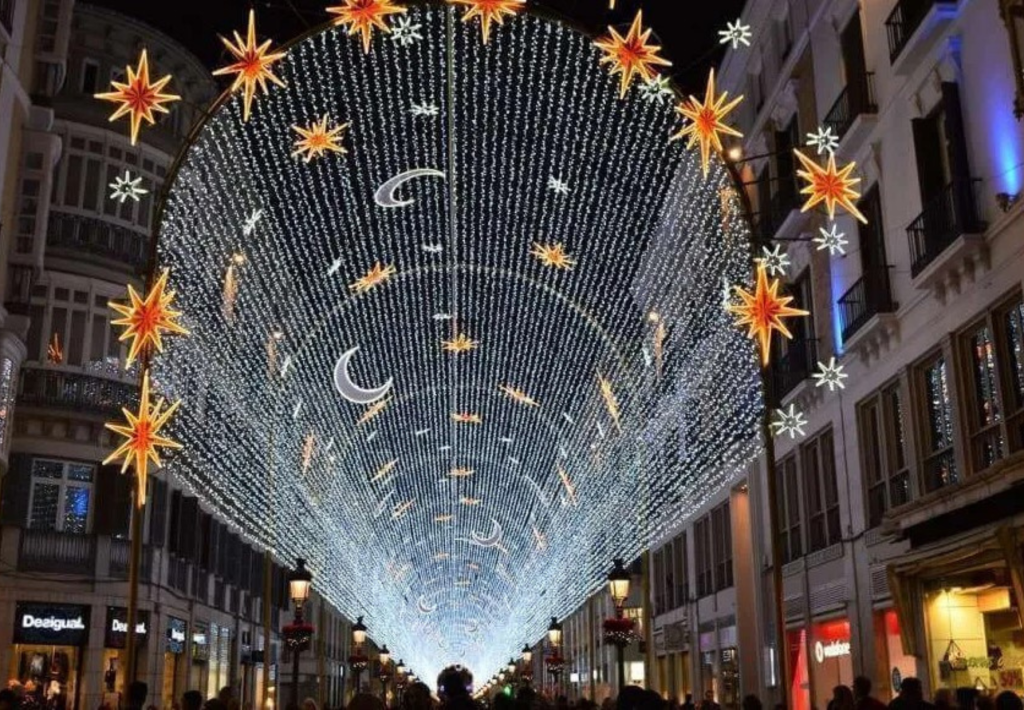 puente de diciembre lueces de navidad